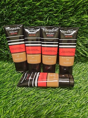 Covergirl Outlast Active 24 Hour Foundation + SPF 20 870 Toasted Almond 1oz Lot5