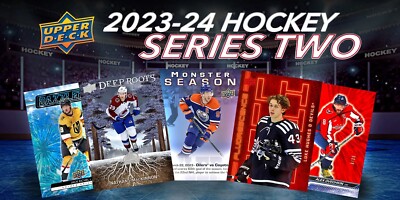 2023-24 Upper Deck Series 2 Hockey Cards -- Base, Inserts, Young Guns