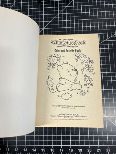 Vintage 1978 Winnie Puuh Whitman Color Activity Book Walt Disney Productions - Bild 5 von 15