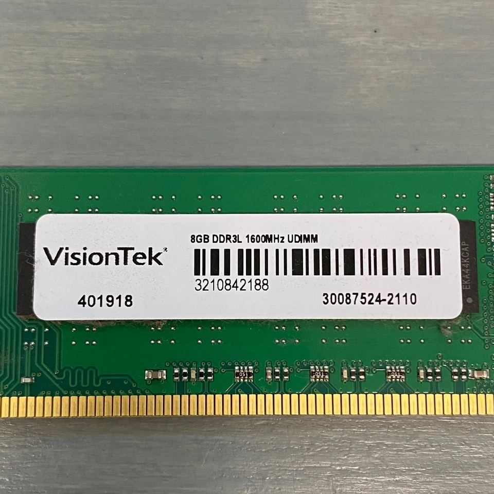 Visiontek 16GB (8GBx2) DDR3L 1600MHz UDIMM Memory 401918 - Image 3 of 3