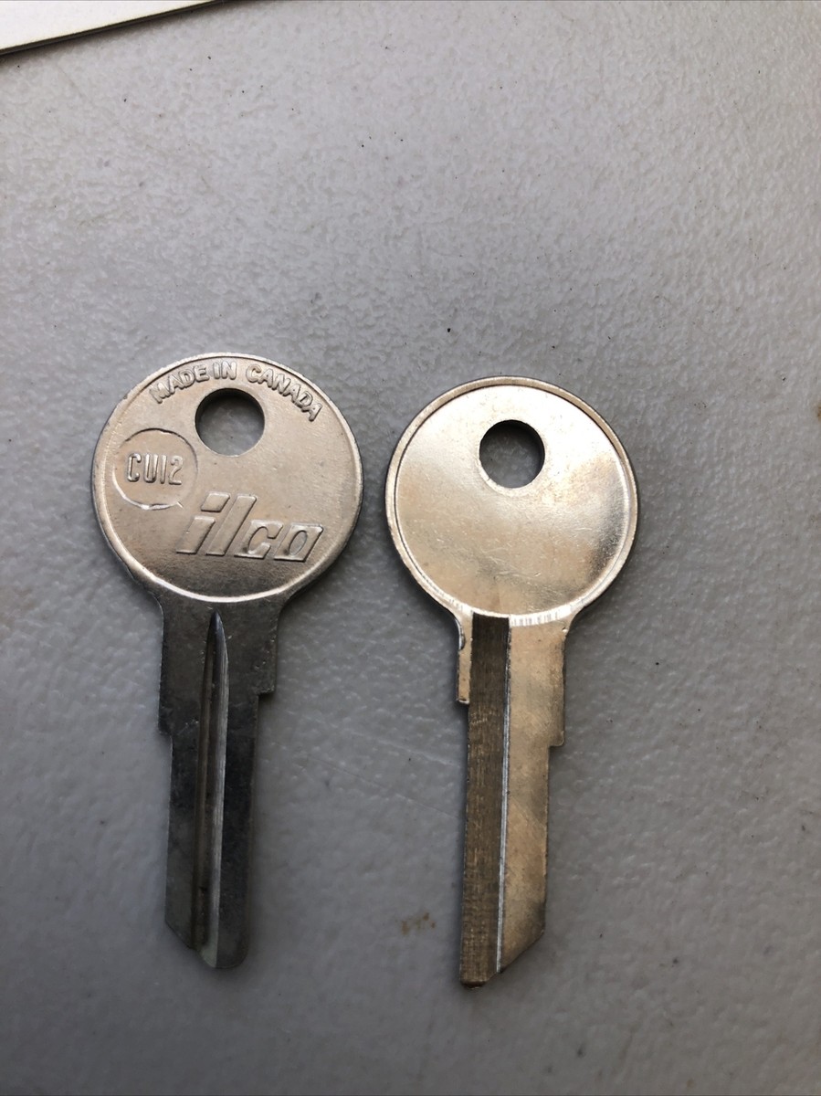 Blanks Clés Non Coupées CU8 Ilco - Pour Moteurs De Bateaux - Neuf