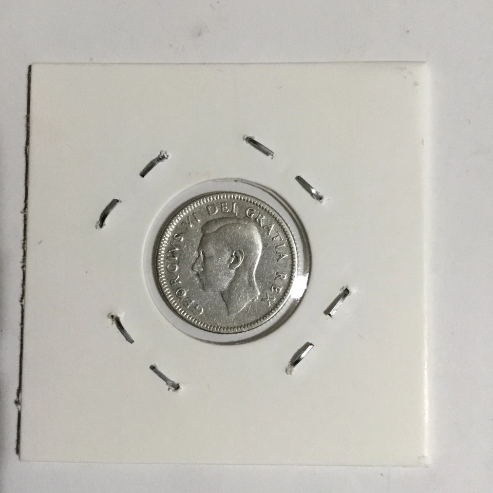 1949 Canada Silver Dime King George VI Error Coin Rare Vintage 10c Mint DDO - Image 4 of 4