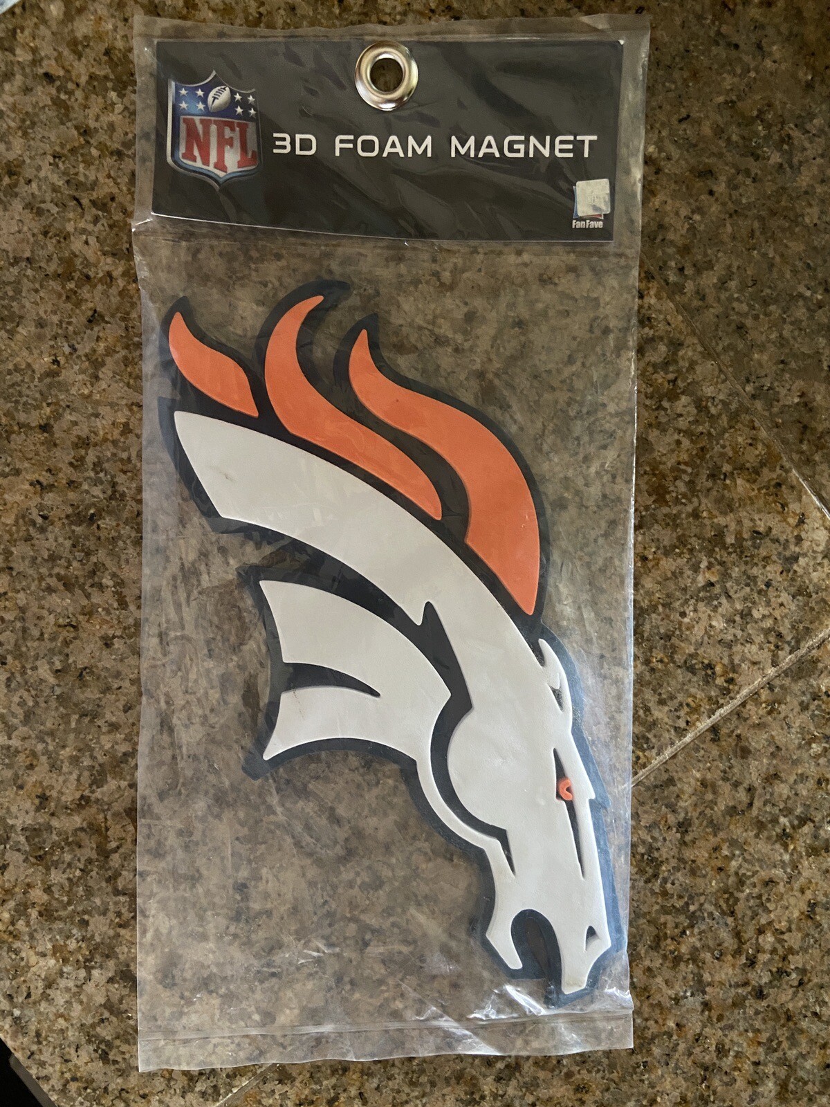 FanFoam by Foamheads FH2130 Denver Broncos NFL 3d Foam Wall Sign for