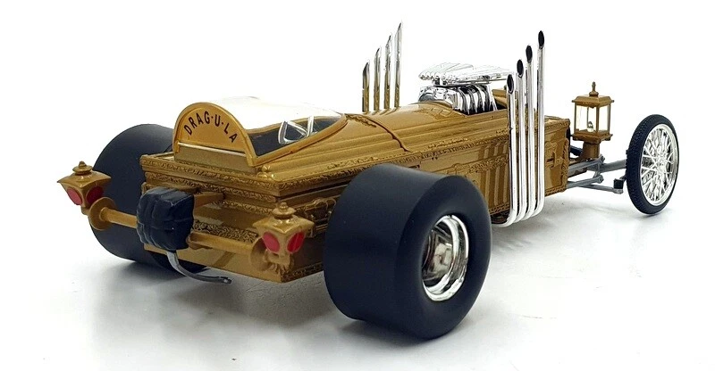 Auto World 1/18 Scale AWSS137 - The Mungsters Drag-u-la - Gold - Image 2 of 4