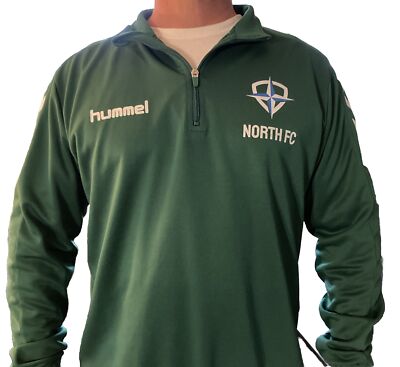 Hummel Jacket Quarter Zip Soccer Mexico Football  Men s Large New