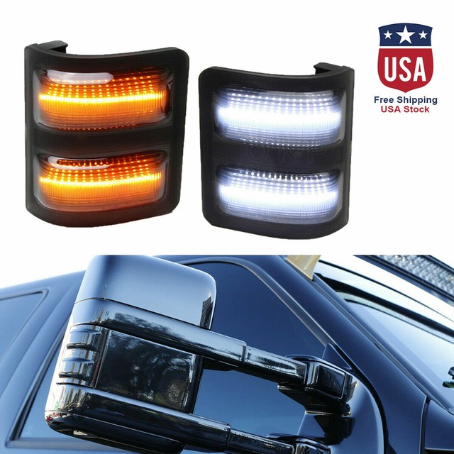 Clearance Smoked Len Switchback LED Side Mirror Marker Lights for F250