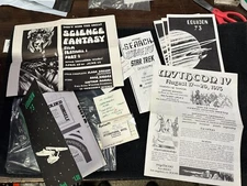 BIG LOT OF EQUICON 73 - Sci-Fi Zine - SOUVENIR BOOKS STAR TREK MYTHCON IV