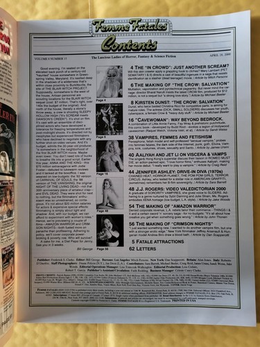 Femme Fatales 1992 CFQ Media, Many available, Pick yours. Excellent condition! - Picture 513 of 698