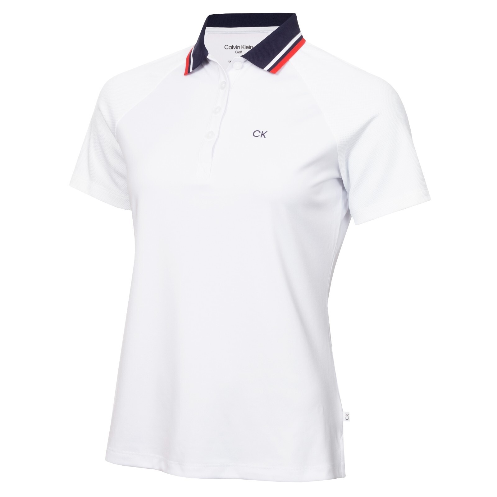 Футболка-поло Calvin Klein Golf Damen Holloway цвет Белый темно-синий 6590₽