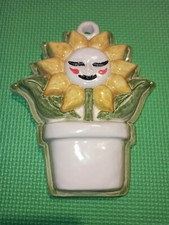 Thun formella fiore girasole sorriso smalto rara