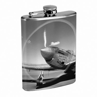 Vintage Airplane D4 8oz Hip Flask Stainless Steel Retro Classic ...