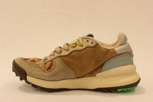 SATORISAN 120088A281 CHACRONA SUEDE ginnastica donna tessuto/pelle beige gravel - Foto 2 di 4