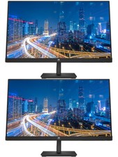 HP P24h G5 24 inch 1920 x 1080 Full HD Edge LCD Monitor, 2-Pack Bundle with HDMI