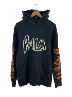 Palm Angels graffiti flame pattern damage Hoodie Used | eBay