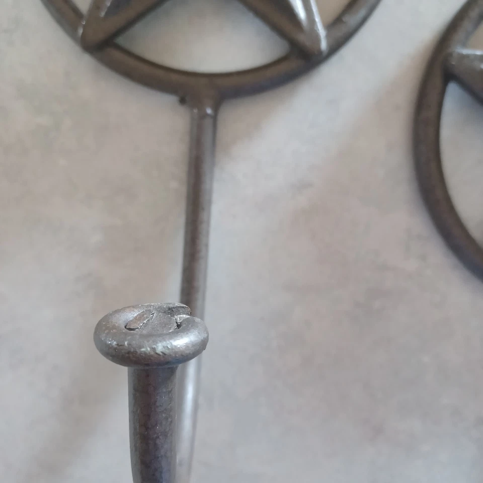 西部之星壁钩大号外套夹克毛巾钱包壁挂钩金属 — 第 4/4 张图片