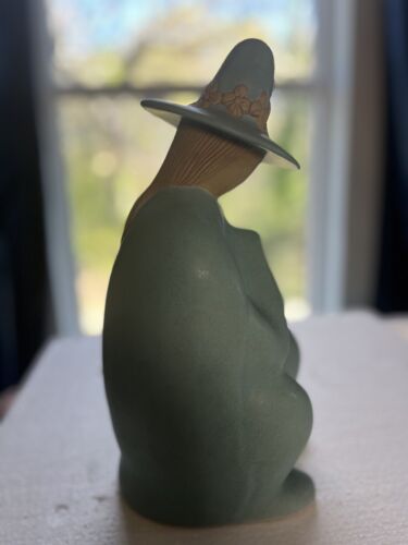 JACK BLACK NATIVE AMERICAN INDIAN POTTERY FIGURINE 12" - Picture 3 of 8