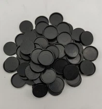 Lot Of 60 20mm Round Bases Used For D&D Tiny Base Miniature Wargame Tabletop