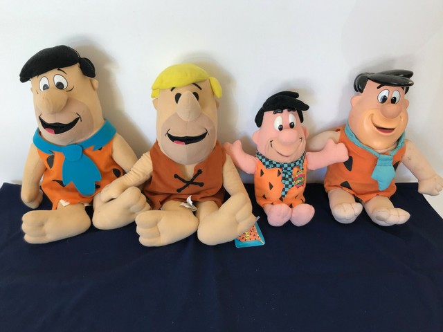Flintstones Plush Toy Set (4) | eBay
