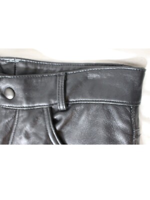 Womens Leather Pants Black 6 Lambskin SOFT Vintage Mom 80s