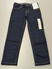 Cat and Jack Girls Mid Rise Straight Jeans- Dark Wash (Choose Size)