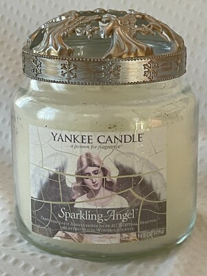 Yankee Candle SPARKLING ANGEL 14.5 OZ Jar Candle w/ Illuma  display picture 1