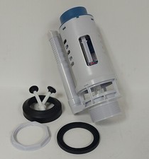 3-inch Top Button Dual Flush Valve for Two Piece Toilets, Steel Bolts and Gasket