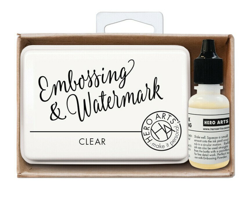 Hero Arts Ink + Reinker Bundle (Contour, Emboss, Black, Unic