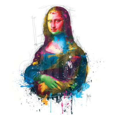27W''x27H'' DA VINCI MONA LISA POP by PATRICE MURCIANO -LEONARDO CHOICES OF CANVAS