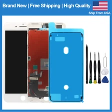 White LCD Display Touch Screen Replacement For iPhone 7 Plus A1661 A1784 A1785