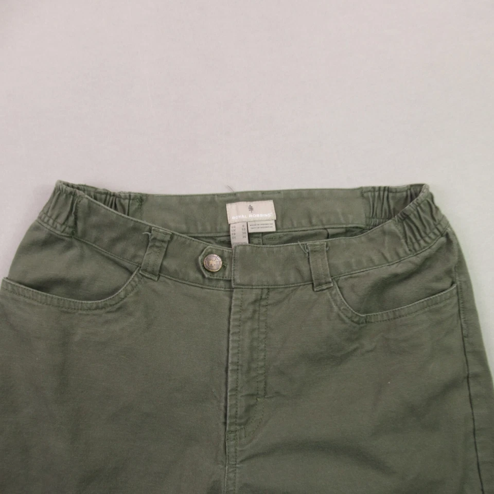 Pantalones Royal Robbins Mujer 6 Ligeros Pierna Recta Exterior Elastizados Verde Foto 2 de 4