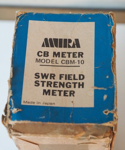 UNUSED Vintage Mura SWR FIELD STRENGTH METER Model CBM-10 - Zdjęcie 2 z 3