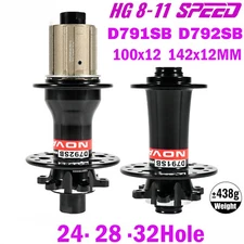 Road Bicycle Disc Brake Front 2 Rear 4 Bearings Hubs 100x12MM 142x12MM 28 24 32H