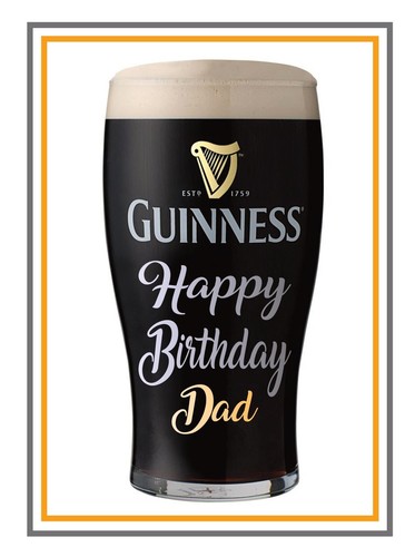 BEER ALE GUINNESS LAGER DAD SON BROTHER UNCLE ETC DRINK BIRTHDAY CARD FREE POST - Picture 23 of 45