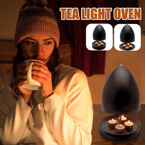 Tea Light Oven Ceramic Radiator Metal Tea Light Candle Heater Indoor ...