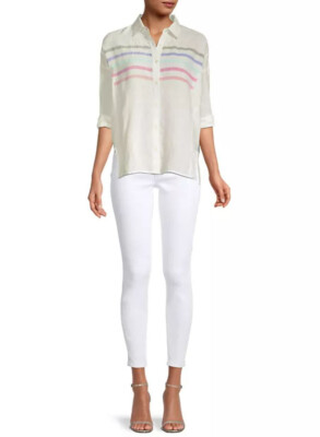 Vineyard Vines Jeans Damen W 28 Weiß Hr Skinny Stretch 2P000027 Damen