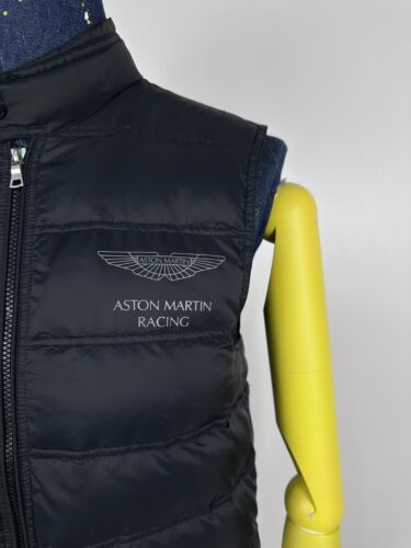 Hackett Aston Martin Racing Down Gilet Vest Men’s Size S DBR 1-2 Blue HKT - Picture 3 of 13