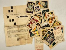 PSICOTEST TUANIMA NIVEA Gioco 36 carte Reich Sementovsky Gadget Pubblicità 1958
