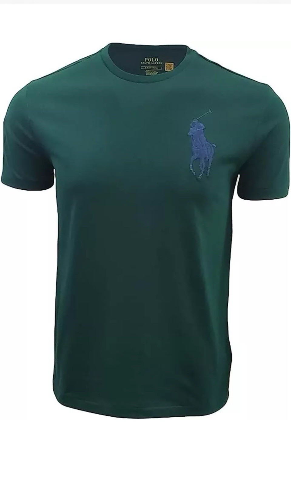 Polo Ralph Lauren t shirt uomo xl T nuova. Big Pony. Verde con frangia viola.