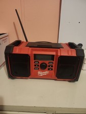 Milwaukee 2790-20 M18 Jobsite AM/FM Radio AUX Headphone Jack Antenna Red