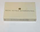Vintage Matchbook Box Matches Regal Hotels International UNSTRUCK — photo 1