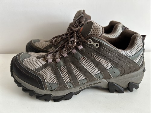 Merrell Walking Shoes Women’s UK Size 8 Enuma Canteen Hiking Cushioned Sole Grey - Picture 3 of 9