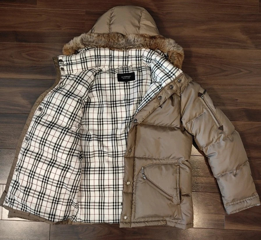 Burberry Black Label Puffer Jacket Size M Made in Japan - Image 2 of 4