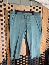 Sonoma Drawstring Capris Teal, size 16