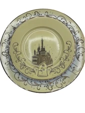 Disney Princess Dinner+Dessert Plates(8pc)Cinderella Ariel Belle JasminePreowned
