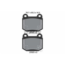 Satz Bremsbeläge Bremsklötze hinten für Subaru BRZ ZC6 Forester SG | 24316161