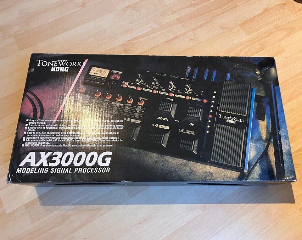 Korg AX3000G ToneWorks Gittaren-Effekt-Pedal Multi-Effekte - Bild 2 von 2