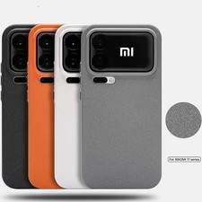 Sandstone Back Case For Xiaomi 17 Pro Max /17 Pro TPU+PC Matte Magnetic Cover