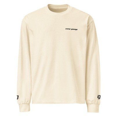 Iconic Garage Heavyweight Long Sleeve (Ecru)
