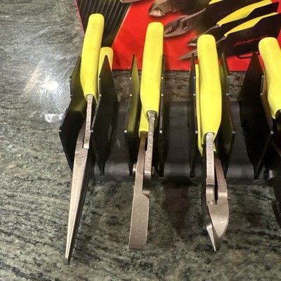 Snap On pl600es1rkhv 6 pc. plier cutter set with plastic tray hi