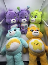 Care Bears Unlock the Magic Lot Of 5 Plush Stuffed 10  Care Bear Toys  Movie